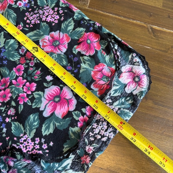 Victoria’s Secret Gold Label Cotton Floral Button Down Gown Dress Sleep Vintage - Picture 8 of 10